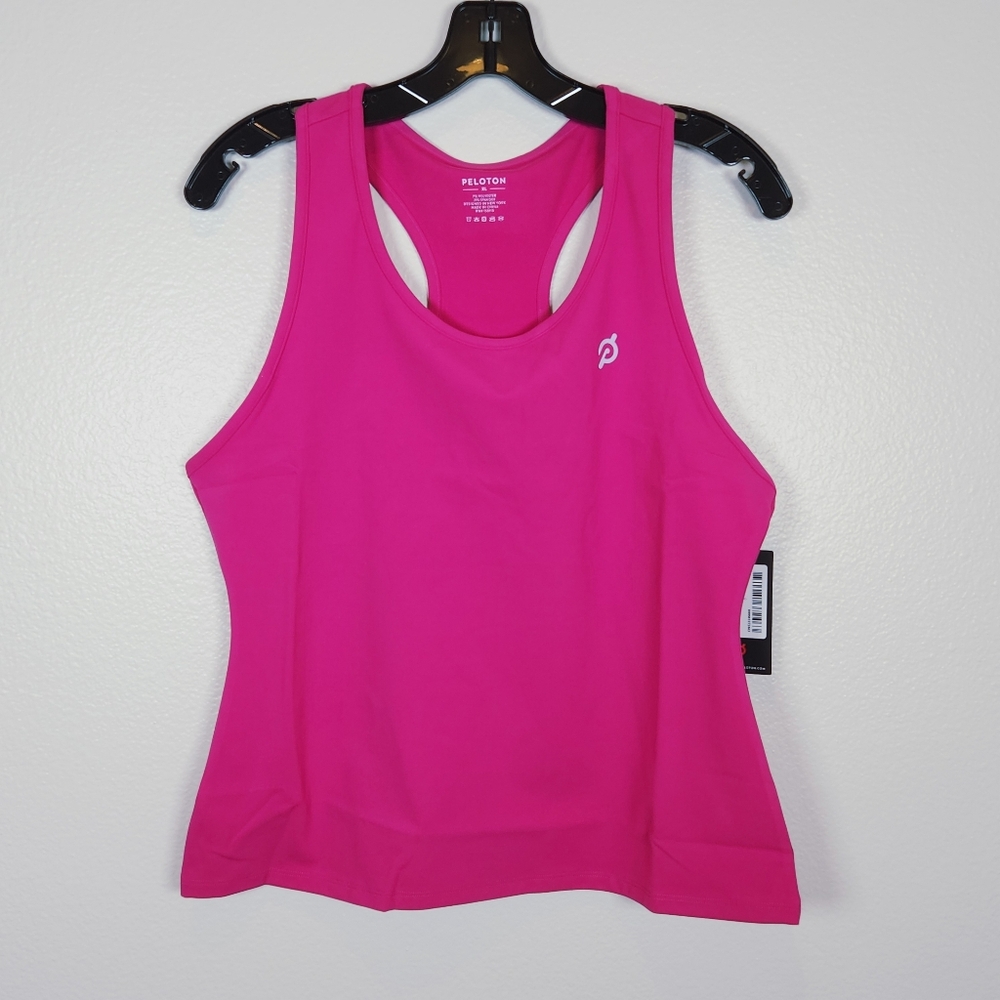 PELOTON Pink Cadent Racer Tank XL Athleisure Athletic Activewear Workout